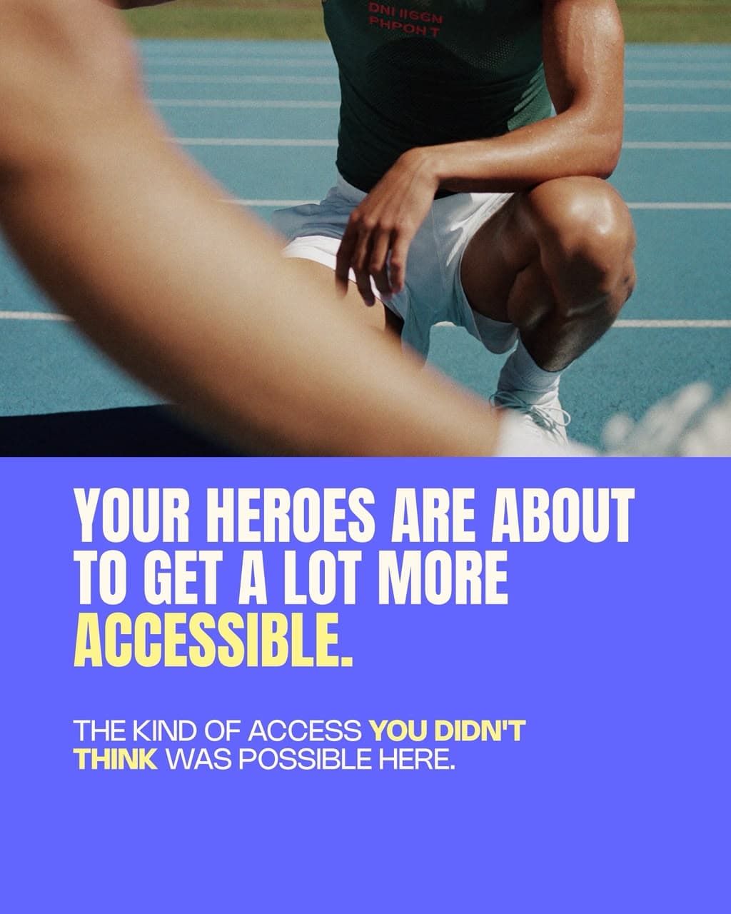 Reveal poster: Your heroes are about to get a lot more accessible. The kind of access you didn't think was possible here.